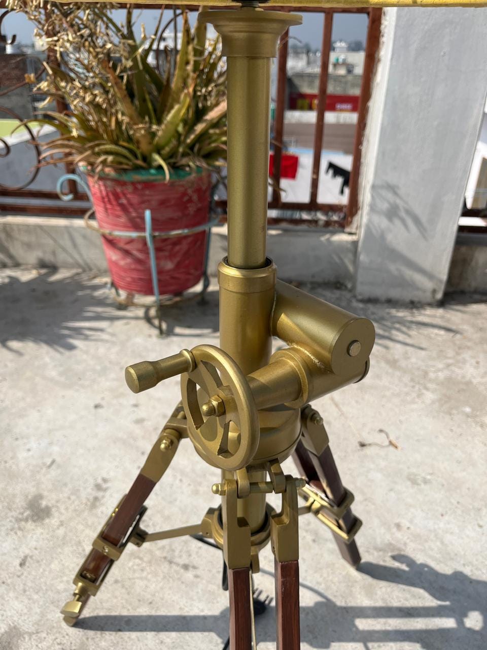 Handcrafted Royal Tripod Table Lamp | Marine Industrial Decor-Adjustable Designer Lamp with Shade-Living Room Bedroom” image 10