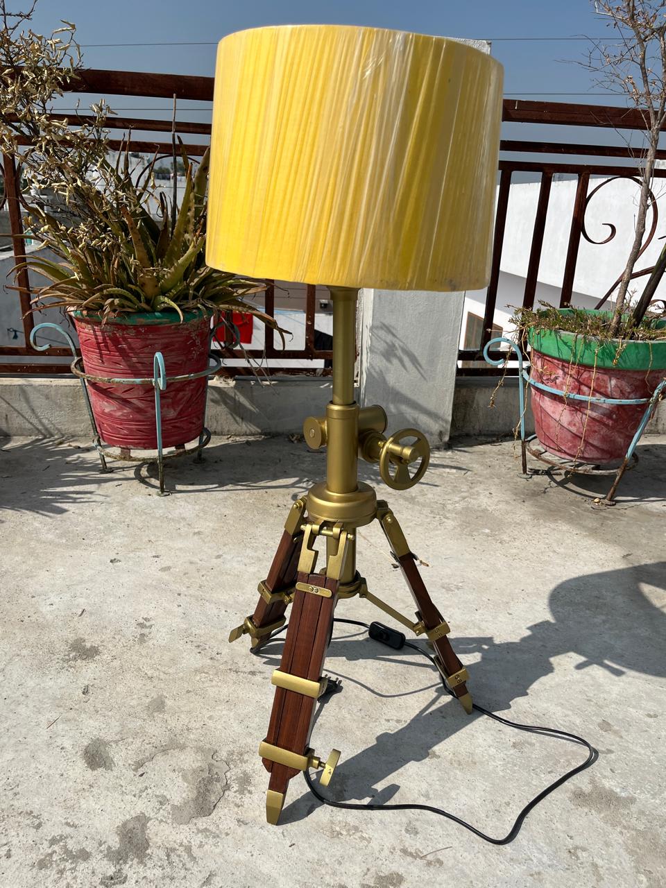 Handcrafted Royal Tripod Table Lamp | Marine Industrial Decor-Adjustable Designer Lamp with Shade-Living Room Bedroom” image 17